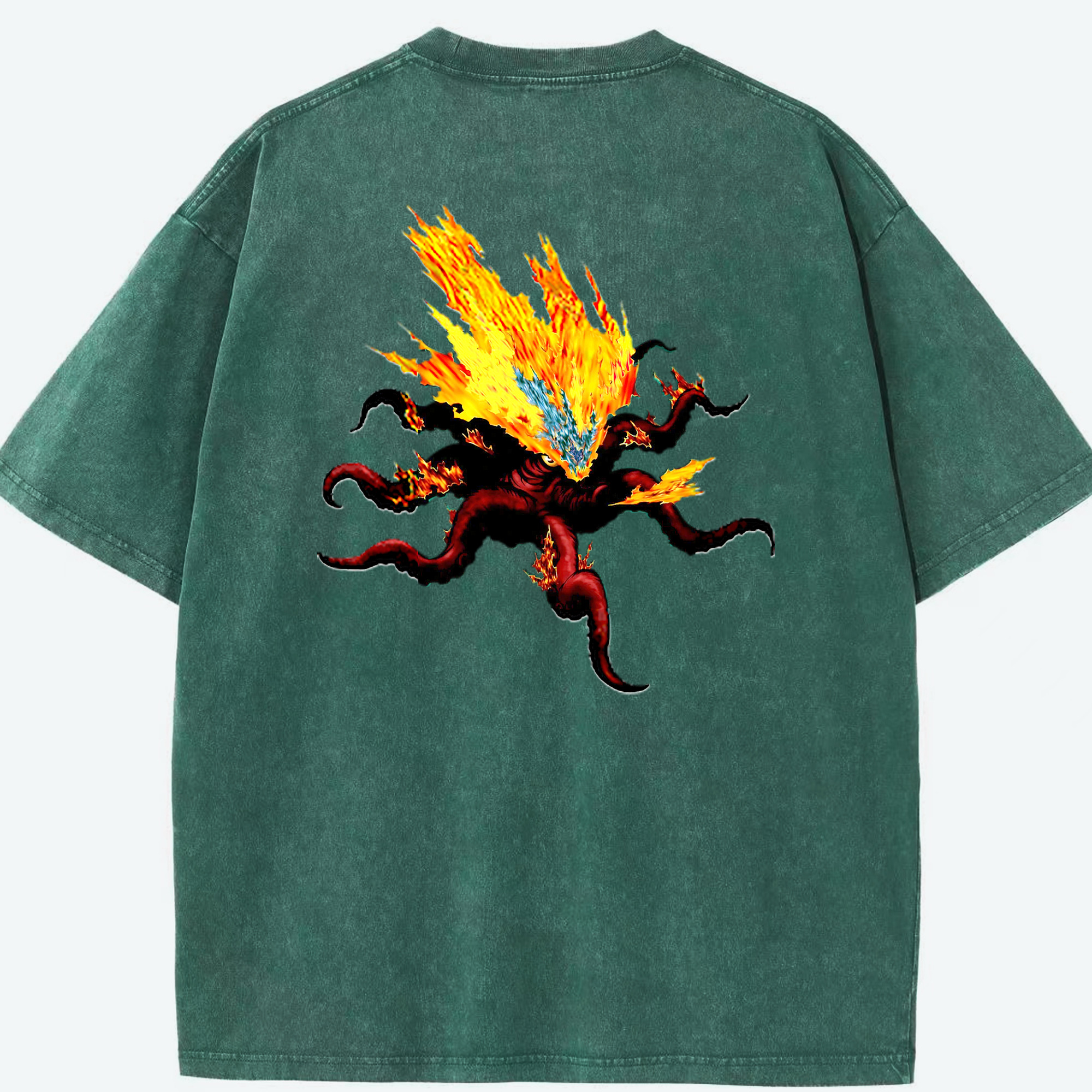 （画像用） 遊☆戯☆王 Yu-Gi-Oh! 綿100% ヴィンテージ風 半袖Tシャツ（背面プリント）